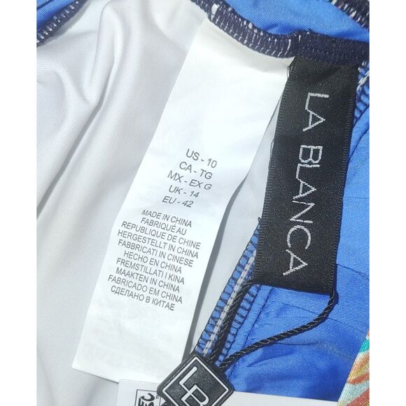 NWT La Blanca Tropidelic Paisley One-Piece Swimsuit - Picture 4 of 7